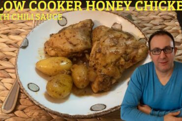 Slow cooker Honey Chicken with Chili sauce