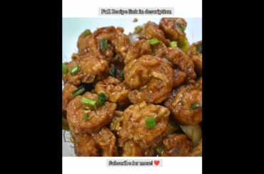 Chilli Garlic Prawns | Prawn Recipes | Shrimp Recipes #shorts #globalbawarchi #prawn #prawnrecipe