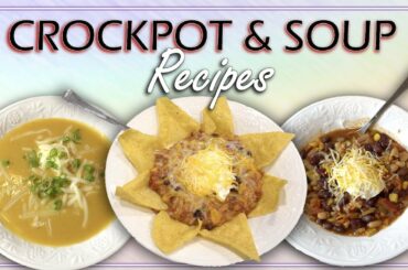 3 EASY COMFORT RECIPES: ENCHILADA CROCKPOT, BUTTERNUT SOUP & CROCKPOT CHILI
