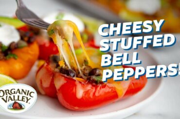 Easy Cheesy Stuffed Bell Peppers | Organic Valley Recipe