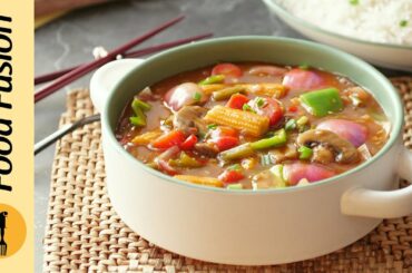 Mix Vegetables in Hot Garlic Sauce Recipe By Food Fusion