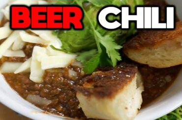 BEER CHILI RECIPE