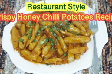 Crispy Honey Chilli Potatoes Recipe / Restaurant Style / Mr Chef Mix Recipes