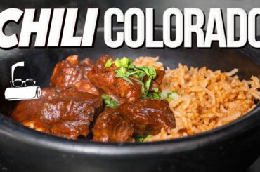QUITE POSSIBLY THE BEST STEAK CHILI EVER - CHILI COLORADO | SAM THE COOKING GUY