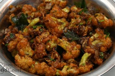 Cauliflower Pepper Fry/ Crispy Gobi Fry Recipe/ Gobi Pepper Fry