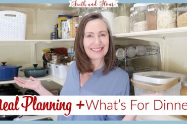Easy 3 Step Meal Planning + What's For Dinner? | 6 Family Approved Meal Ideas