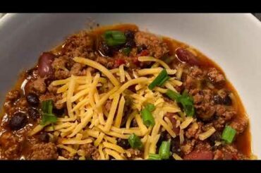 2 Bean Turkey Chili With A Kick