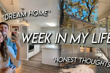 WEEK IN MY LIFE | TOURING OUR DREAM HOUSE, honest thoughts on living in Dallas, seeing Michel Janse!