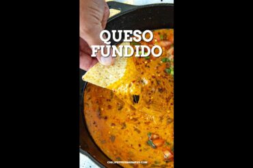 Let's Make Queso Fundido! Spicy Cheese Dip! #short
