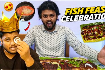 MASSIVE FISH FEAST! BIG FISH HEAD CURRY, MASALA FISH FRY, CHILI |