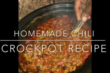 Homemade Hearty Beef Chili | Winter Dishes