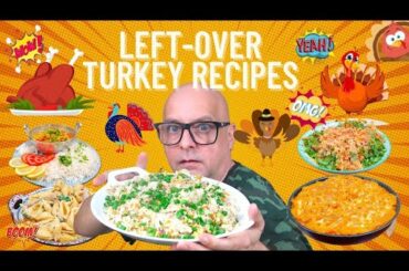 Left-Over Turkey Recipes | 5 Easy Turkey Recipes | Thanksgiving | Christmas