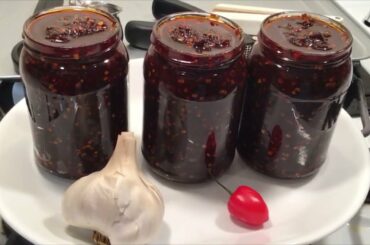 2 ingredients easy GARLIC CHILI SAUCE  you will enjoy with every food. don't miss this instant sauce