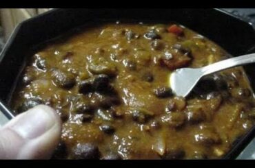 Vegetarian Black Chili Beans. Recipes for every day