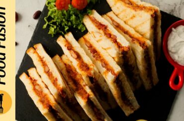 Budget Friendly Lal Lobia / Rajma Sandwich Recipe By Food Fusion