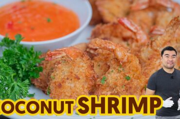 COCONUT SHRIMP WITH SWEET CHILI SAUCE