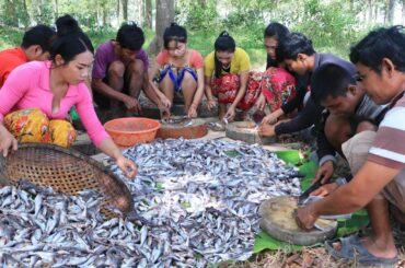 Amazing cook and eat fish crispy with chili sauce in my big family - Fish crispy recipe