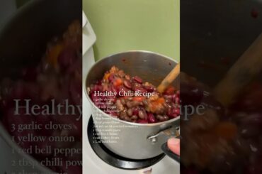 Simple + Healthy Chili Recipe. Quick and Simple Dinner Recipes