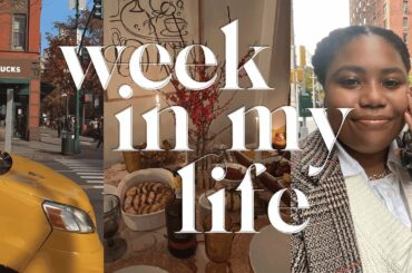 a week in my life in nyc | last days of autumn and thanksgiving in nyc & trying new recipes
