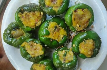 Mini Stuffed Capsicum Recipe | FOODIE - Feel The Taste | #shorts #recipes #easy #quick #tasty #vlog