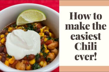 HOW TO MAKE THE EASIEST CHILI EVER|WW FRIENDLY SLOW COOKER CHILI