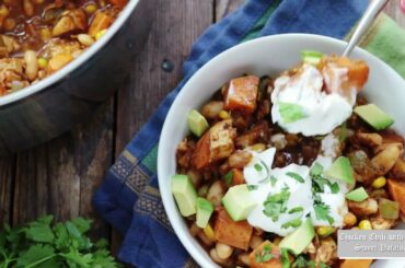 Chicken Chili with Sweet Potatoes Sweet Savory UMAMI MUST HAVE RECIPE