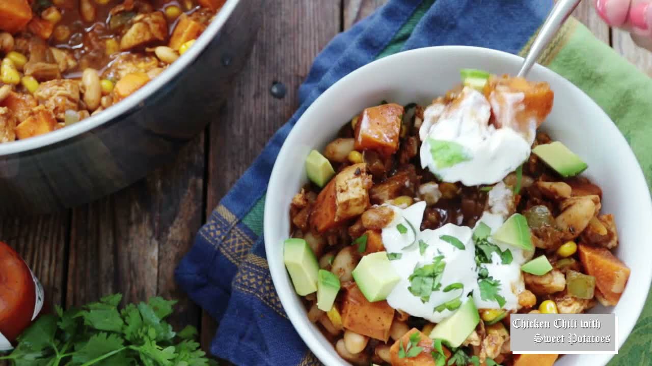 Chicken Chili with Sweet Potatoes Sweet Savory UMAMI MUST HAVE RECIPE