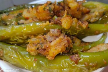 Aloo Bhar Hari Mirchi | Aloo Stuff Green Chilli | Aloo Ki Bharwa Mirchi | Side Dish Recipe