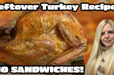 Turkey Leftover Recipes | Recipes for when you're tired of eating turkey!