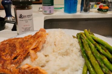 Ghost chili pepper salt from Sheffield makes the dinner just right!