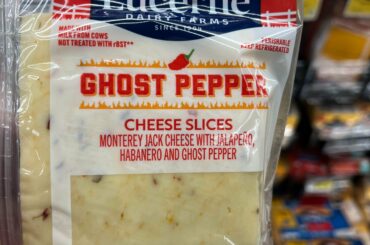 Ghost pepper cheese slices at Safeway - tasty but mild