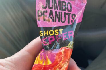 Okay these little 7-11 Ghost Pepper peanuts are actually really effing spicy. A+