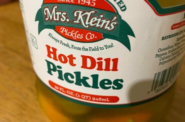 My Favorite hot and spicy pickles, made with Chilito peppers in Arizona