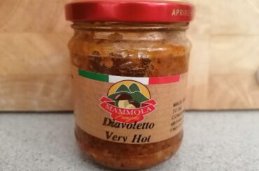 Turns out this is not red pesto... Spiciest bowl of pasta I've ever had