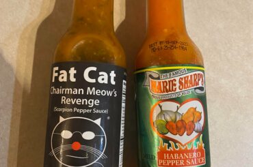 Tossed these out today to make room for new sauces. Couldn’t find anything to use them with that other sauces aren’t better at.