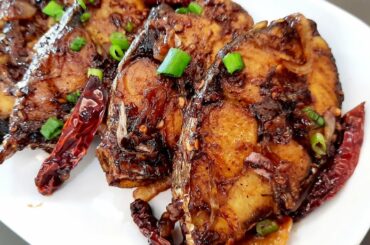 Dry Chili Fish |Ikan masak cili kering