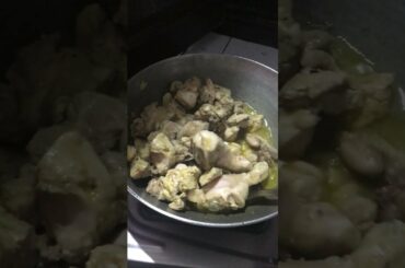 Green Chili Chicken fry Curry at home by Chef Abhimanyu Singh #SHORTS