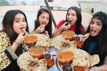 Chili Momos, Chocolate Momos, Butter Naan, Paneer Butter Masala and Jeera Rice Eating Challenge