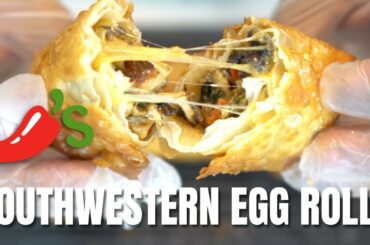 BEST SOUTHWESTERN CHICKEN EGGROLLS RECIPE | CHILI'S INSPIRED | SIMPLE BUT TASTY