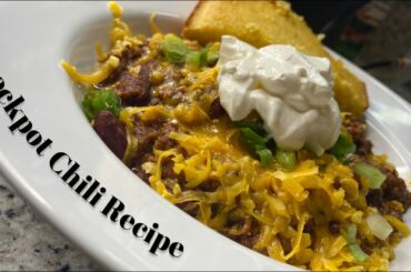 Crockpot chili | Cookmas Day 1