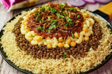 Koshari Recipe by SooperChef (Egyptian Street Food)
