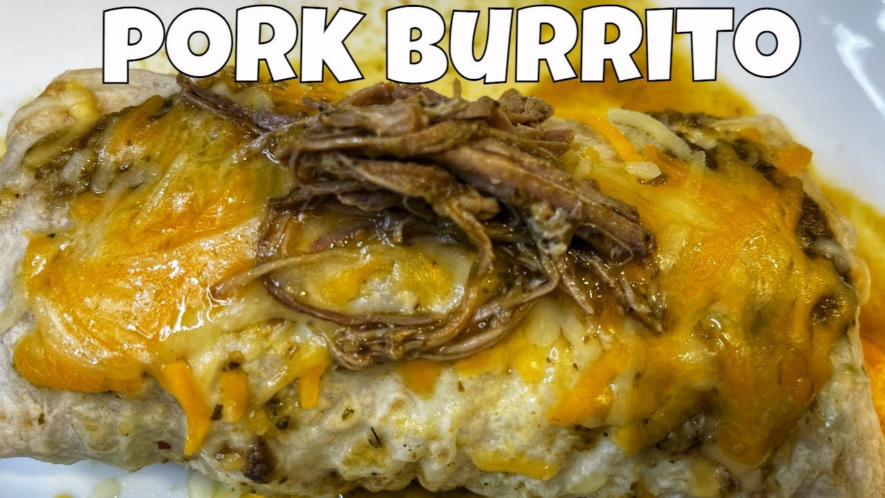 Ninja Foodi Mexican Chili Verde Wet Burrito Pressure Cooker Recipe