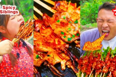 Turtle, Squid, Shrimp with with Chili Oil! || Spicy Food Pranks || TikTok Funny MUKBANG