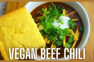 VEGAN BEEF CHILI | Katie Makes It Vegan