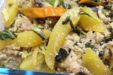 Ginataang Manok with Papaya| Chicken with Papaya cooked in Coconut Milk|  Simple Healthy Recipe