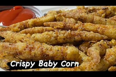 Crispy Chilli Garlic Baby Corn, Quick & Easy Breakfast, Must Try|| #breakfast #recipes #corn
