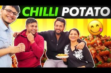 RESTAURANT STYLE SPICY CHILLI  POTATO @Triggered insaan @FUKRA insaan @DhiruMonchik