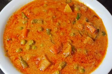 Easy 2 Whistles Vegetable Kurma | Veg Kurma | Kurma recipes