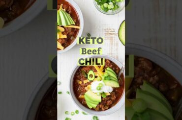 Easy Keto Beef Chili Recipe [Low Carbs]