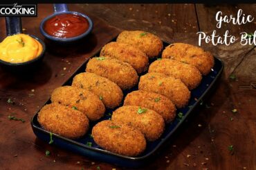 Chilli Garlic Potato Bites | Snacks Recipes | Potato Recipes | Aloo Recipes | Tea Time Snacks